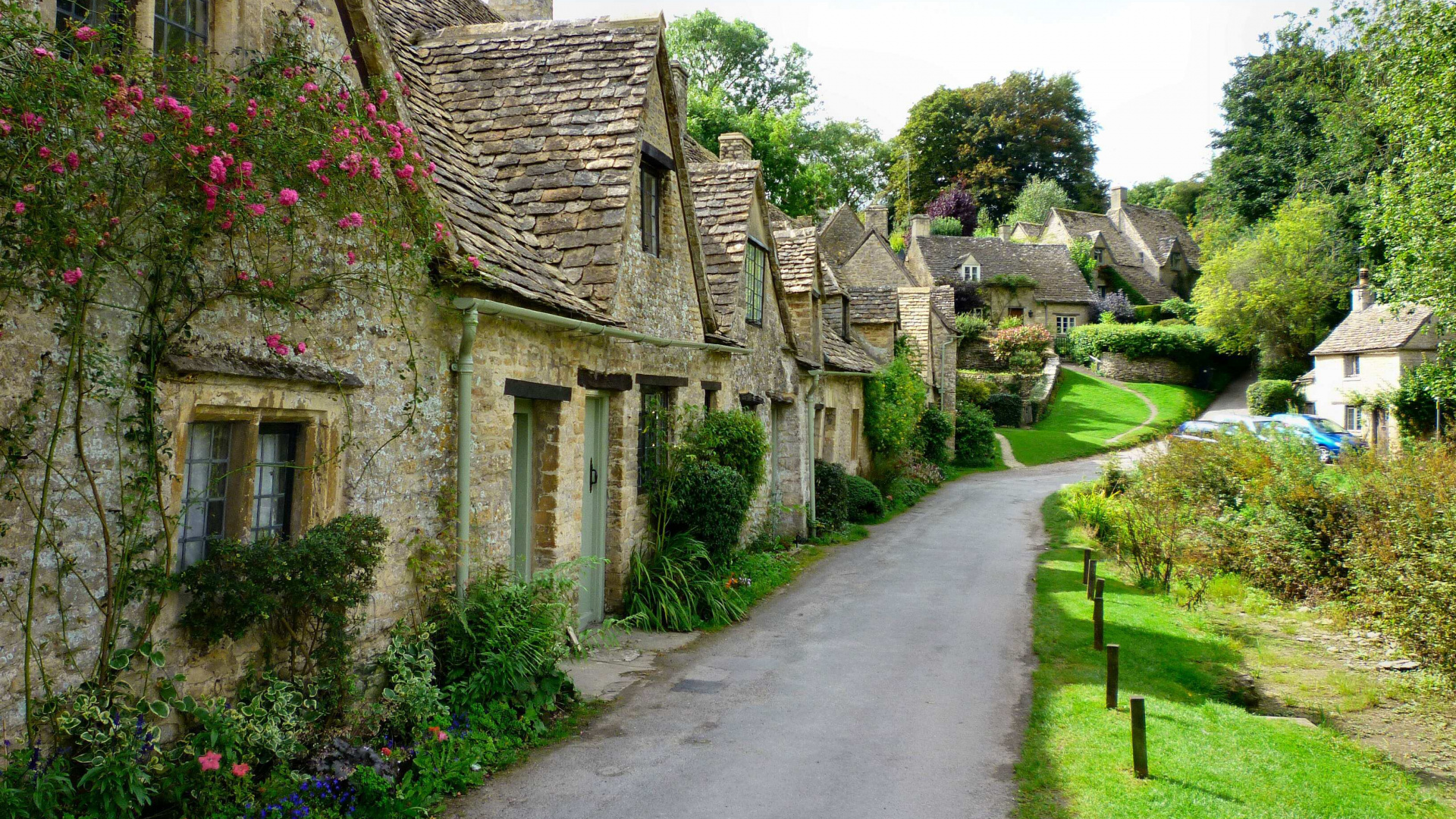 Обои Арлингтон Роу, бибери, коттедж, Хаус, деревня в разрешении 1920x1080