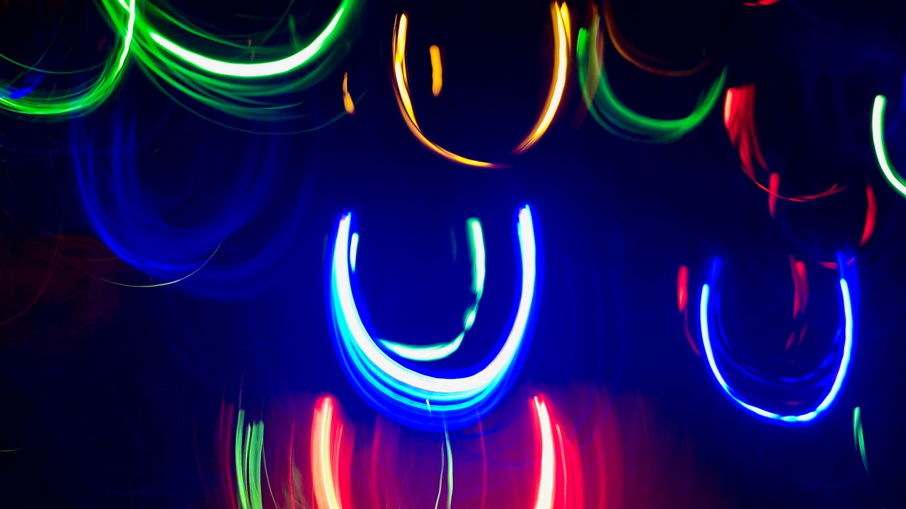 Обои свет, неон, освещение, Визуальный эффект освещения, технологии в разрешении 1280x720