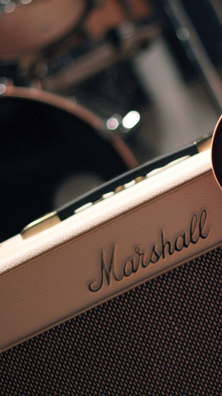 Обои усилитель marshall, гитара, электронный инструмент, акустическая гитара, струнный инструмент в разрешении 720x1280