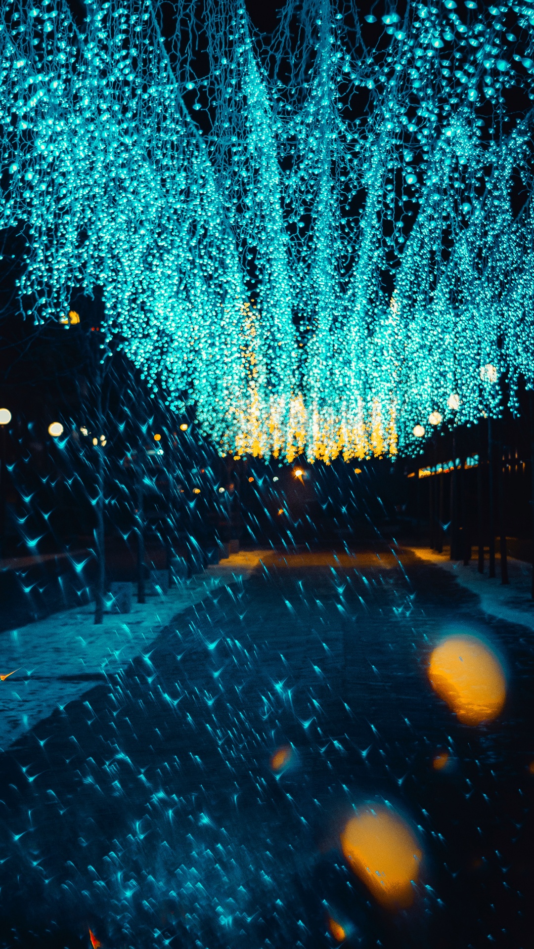 Обои освещение, вода, синий, свет, технологии в разрешении 1080x1920