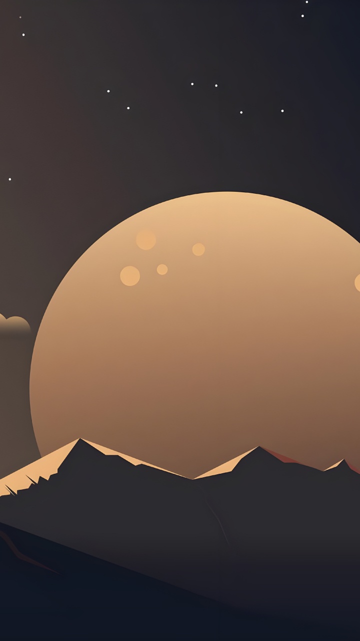 Обои минимализм, арт, графика, атмосфера, мир в разрешении 720x1280