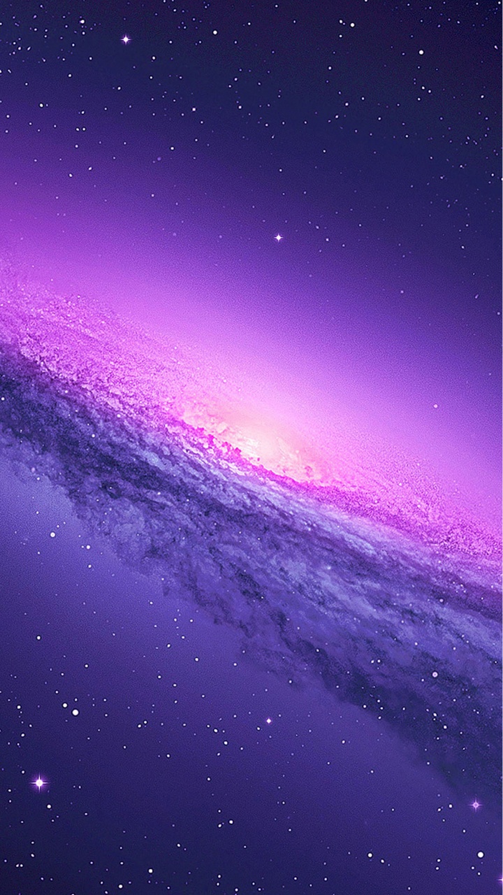 Обои Фиолетовый, пурпур, атмосфера, космос, горизонт в разрешении 720x1280