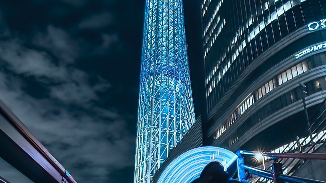 Обои Yokokawa Shinsui Park, здание, небоскреб, вышка, мир в разрешении 1280x720