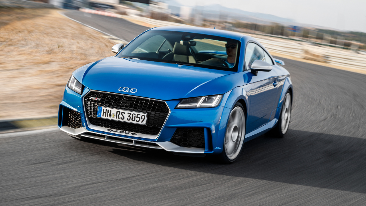 Обои 2018 Ауди ТТ РС, 2017 Ауди ТТ, audi, авто, спорткар в разрешении 1280x720