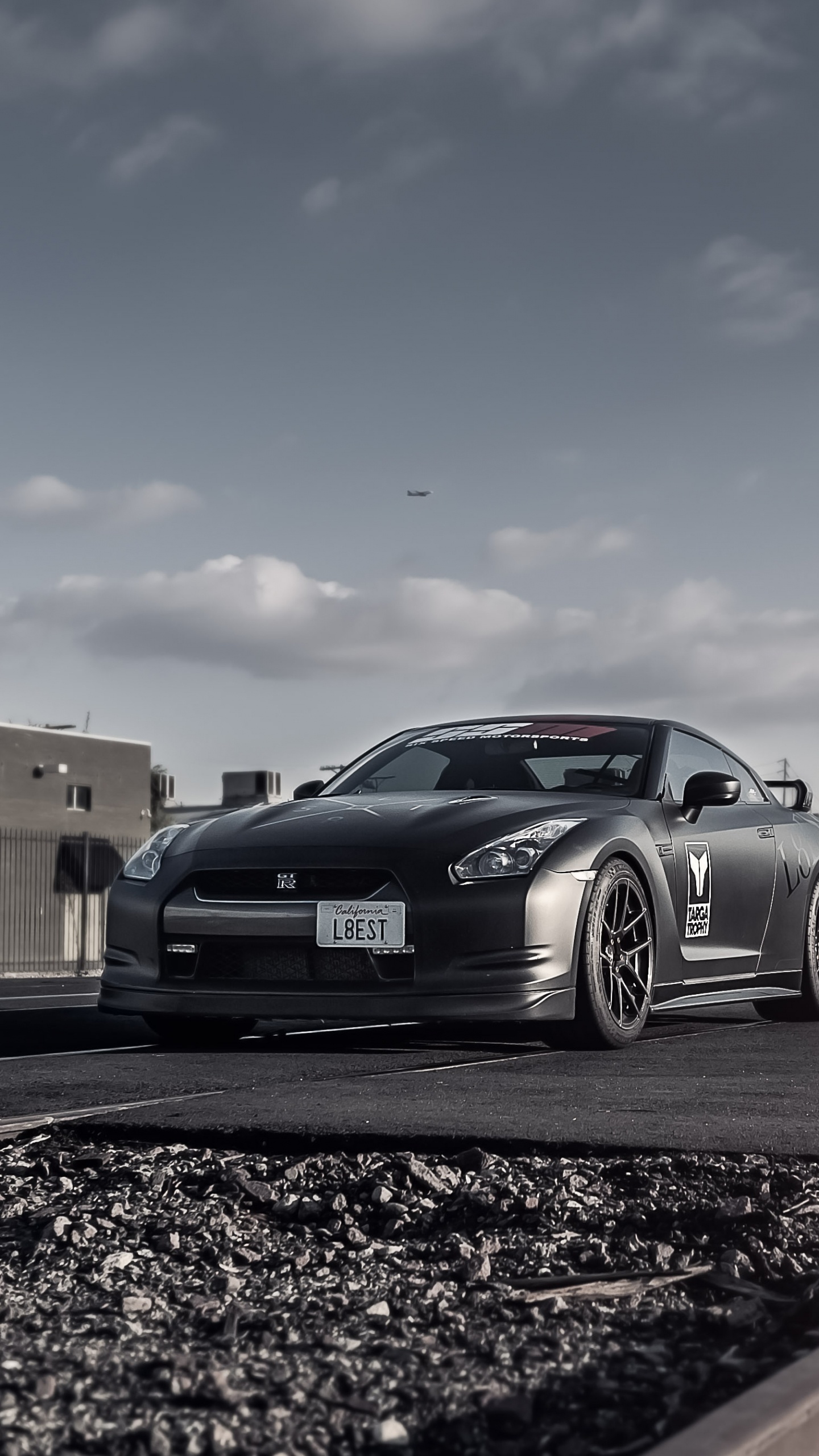 Обои авто, Ниссан, Nissan GT-R Black, суперкар, колесо в разрешении 1440x2560