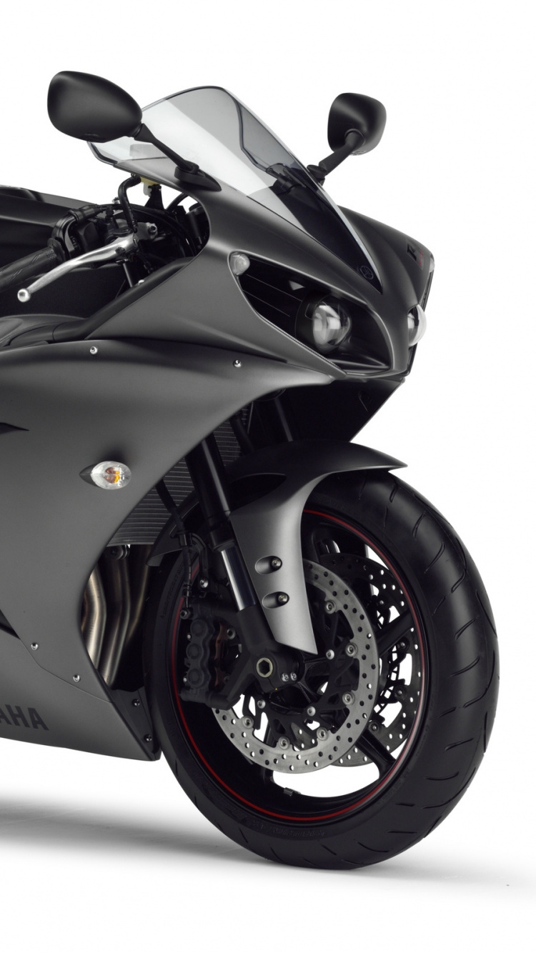 Обои Ямаха мотор Компани, мотоцикл, черный, Обтекатель мотоцикла, авто в разрешении 750x1334