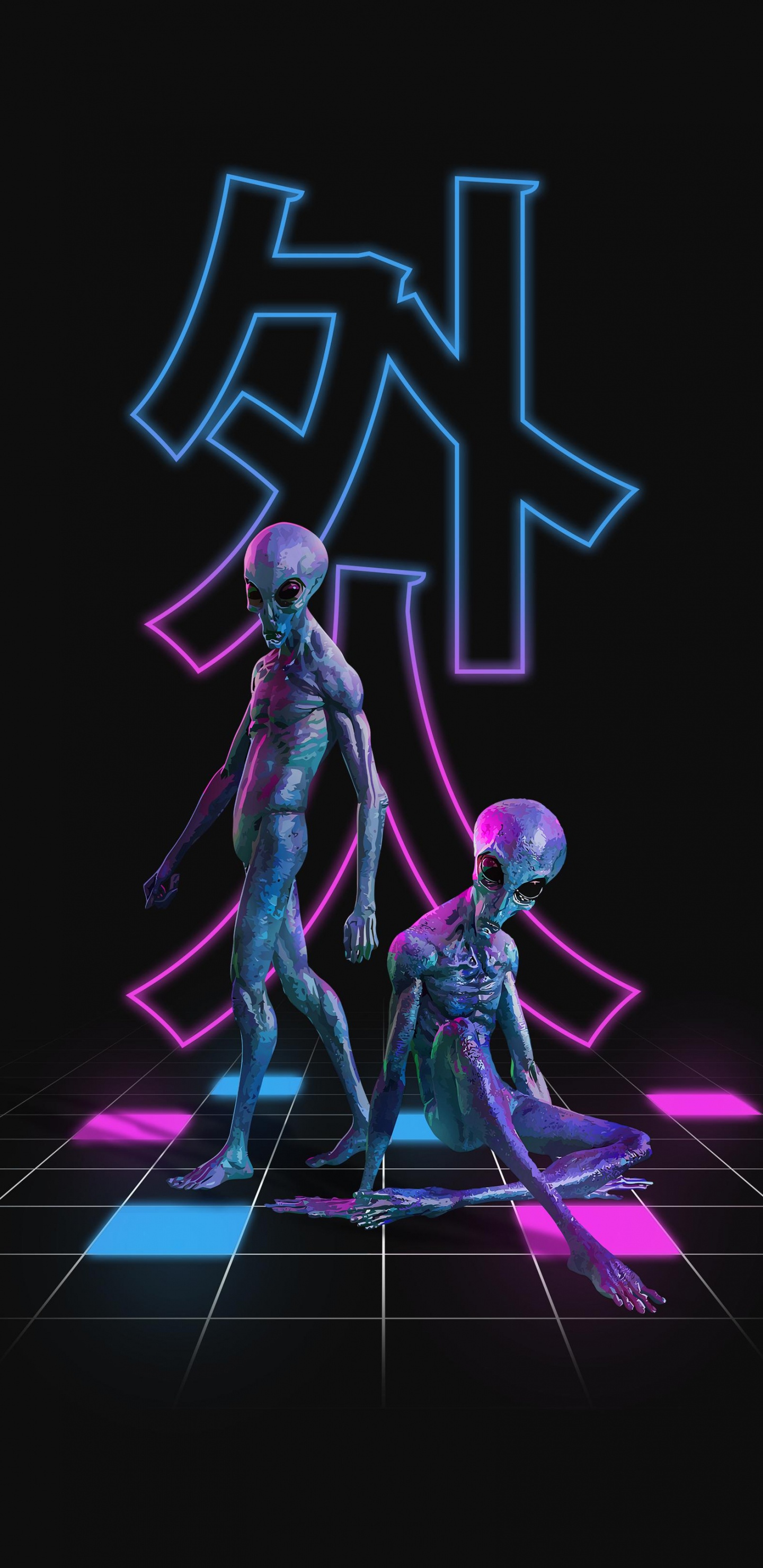 Обои внеземная жизнь, растение, пурпур, дерево, Фиолетовый в разрешении 1440x2960