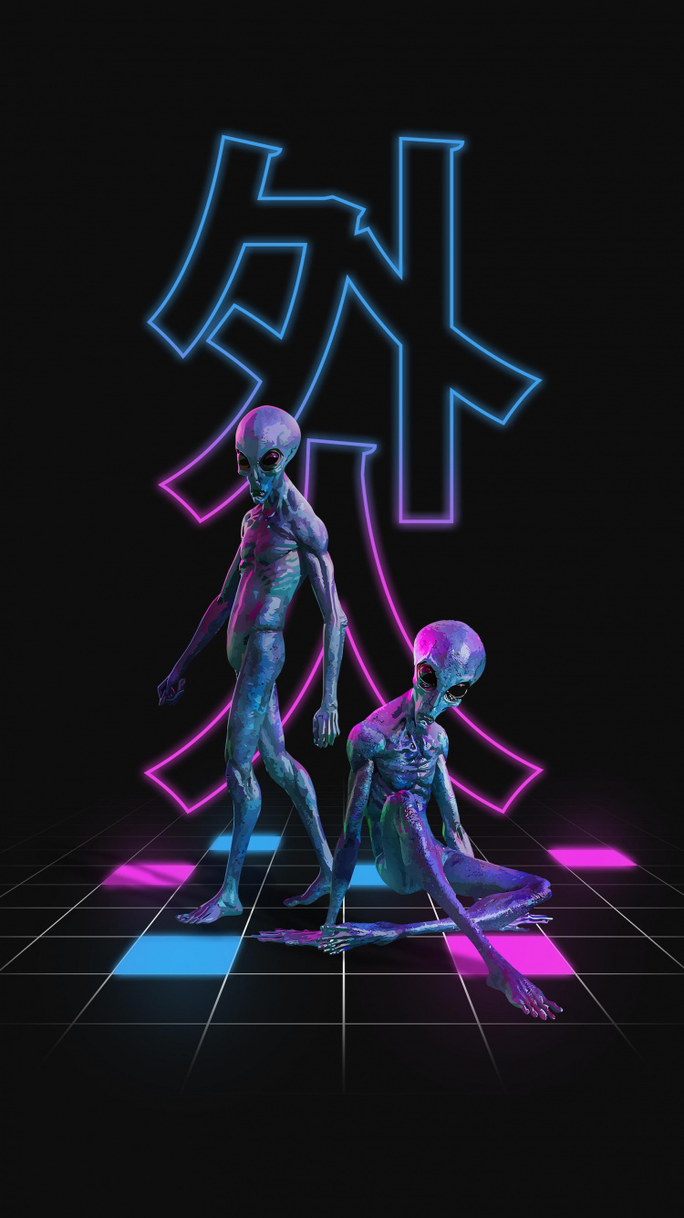 Обои внеземная жизнь, растение, пурпур, дерево, Фиолетовый в разрешении 750x1334