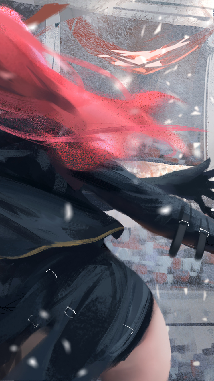 Обои цифровое искусство, призрачный клинок, арт, артист, рисование в разрешении 750x1334