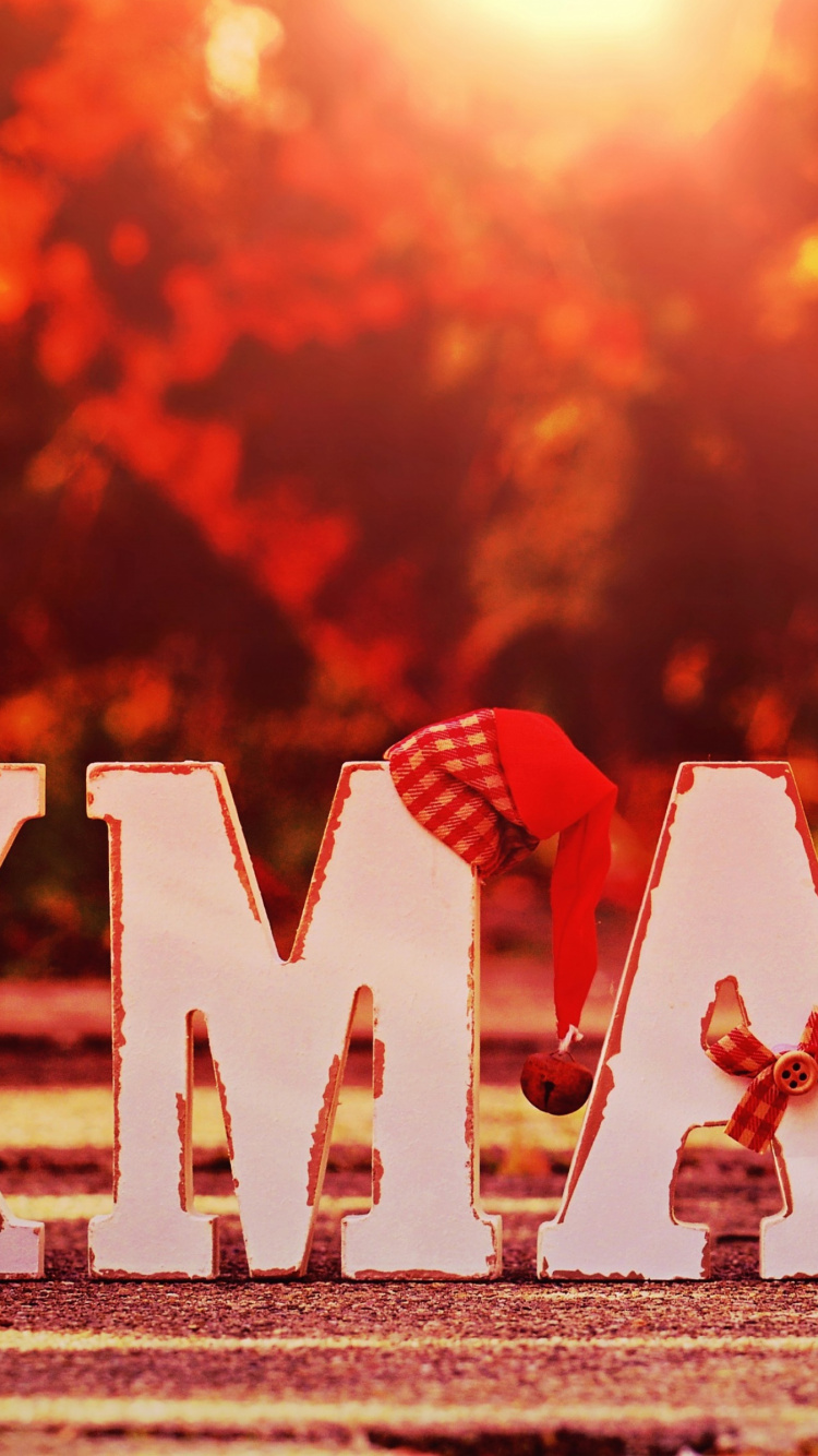 Обои Дед Мороз, пламя, Рождество, огонь, традиция в разрешении 750x1334