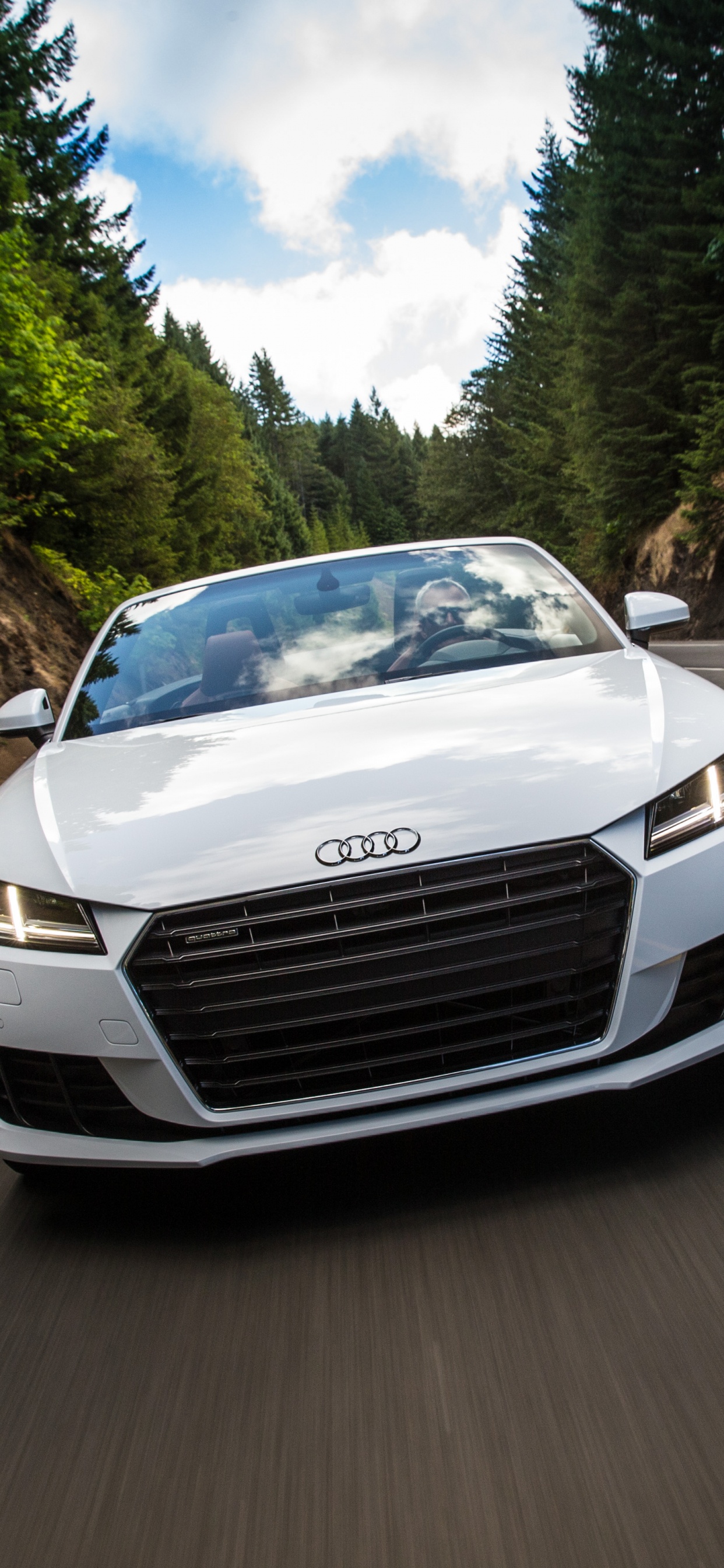 Обои audi, спорткар, авто, 2016 Ауди ТТ купе, audi r8 в разрешении 1242x2688