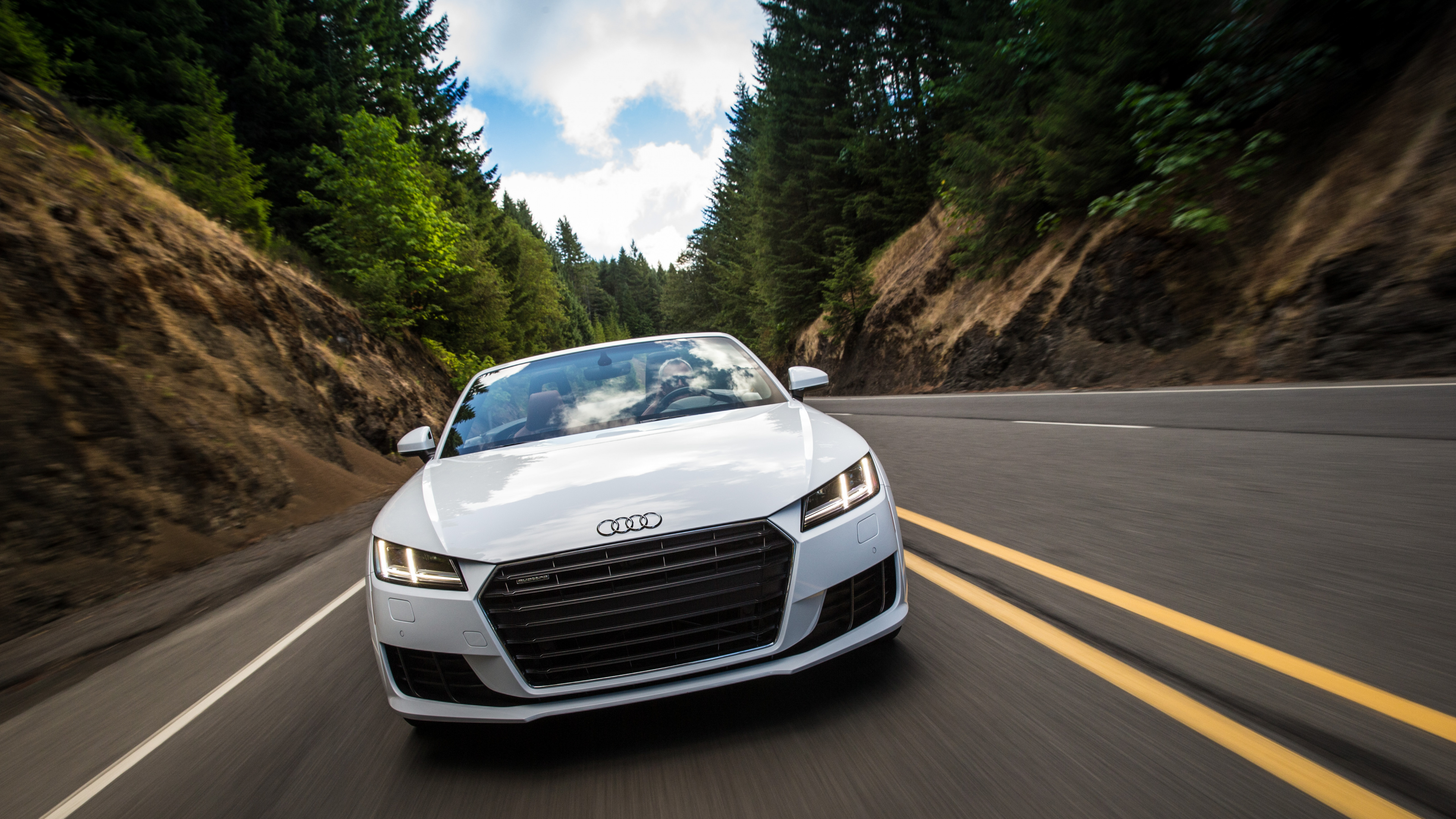 Обои audi, спорткар, авто, 2016 Ауди ТТ купе, audi r8 в разрешении 3840x2160