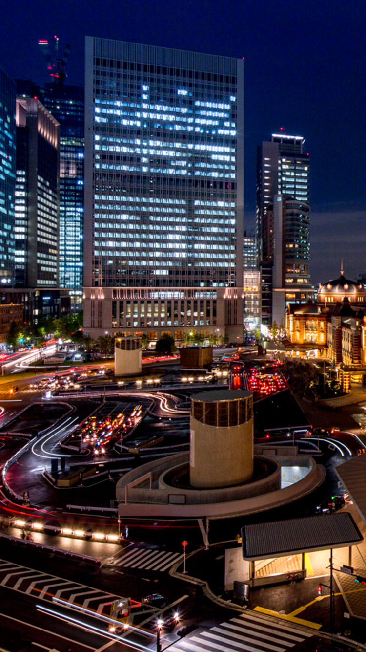 Обои станция Токио, Токио Отель, город, городской пейзаж, городской район в разрешении 750x1334