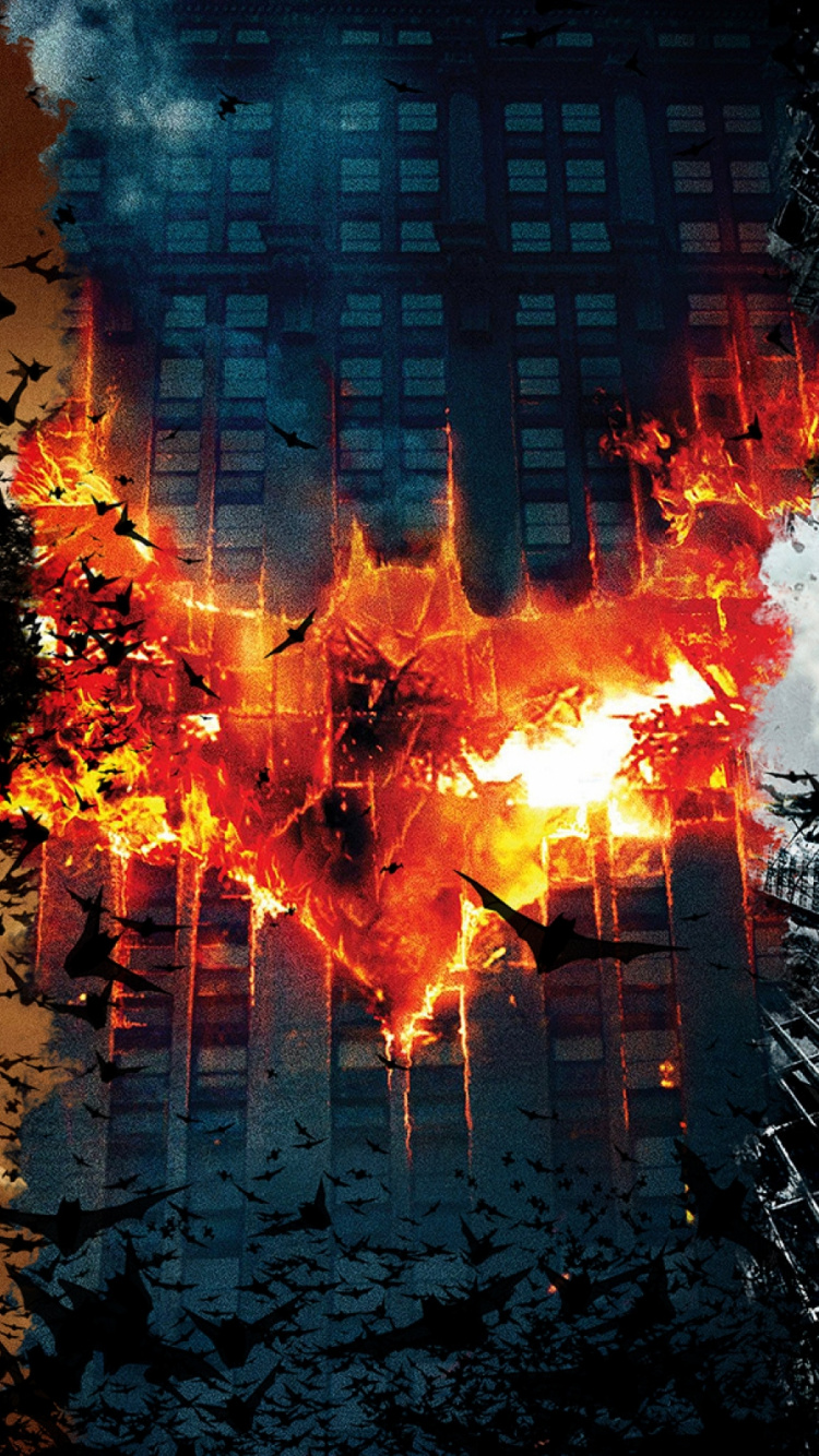 Обои Джокер, Темный Рыцарь Трилогия, Бэтмен, комиксы dc, тепло в разрешении 750x1334