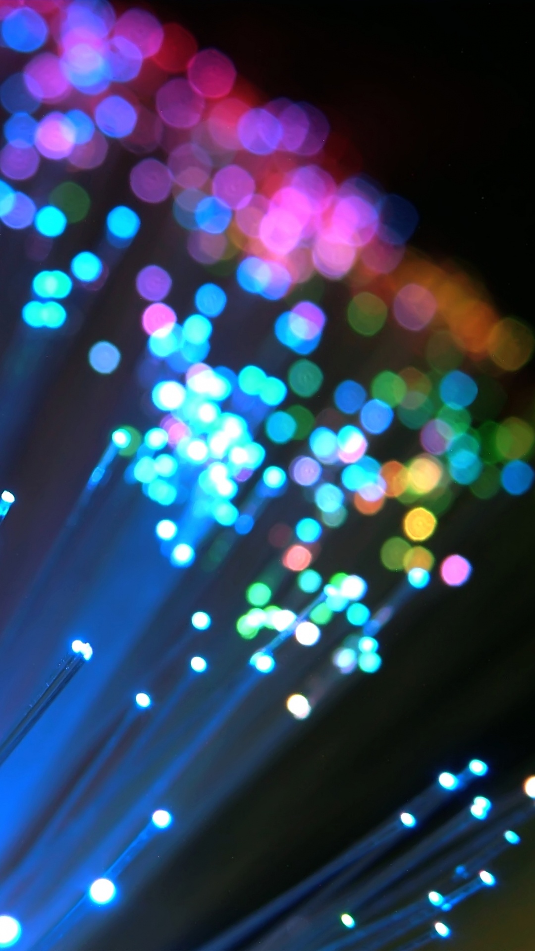 Обои оптическое волокно, оптика, волокно, свет, освещение в разрешении 1080x1920