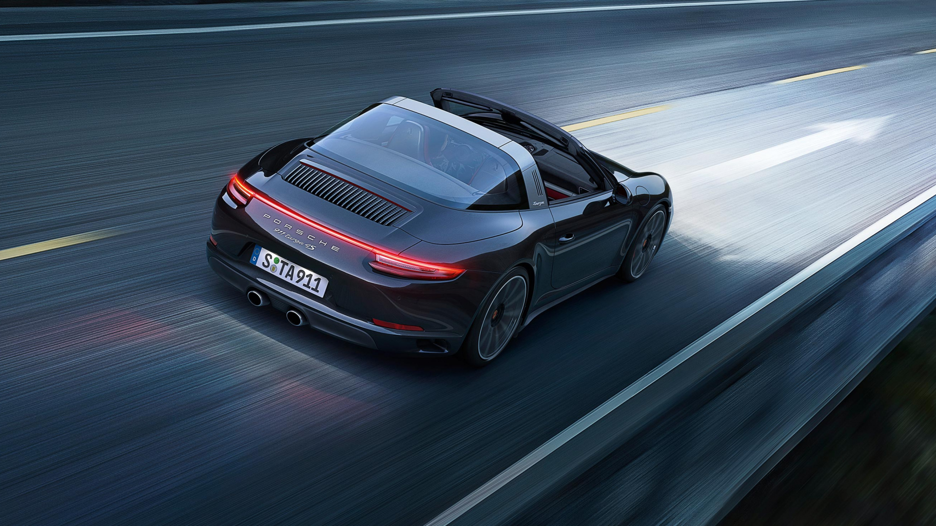 Обои Порше, авто, 2017 Порше 911 Тарга 4С, суперкар, спорткар в разрешении 1920x1080