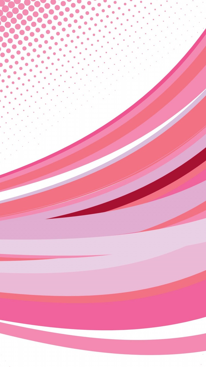 Обои розовый, цвет, векторная графика, красный цвет, линия в разрешении 720x1280