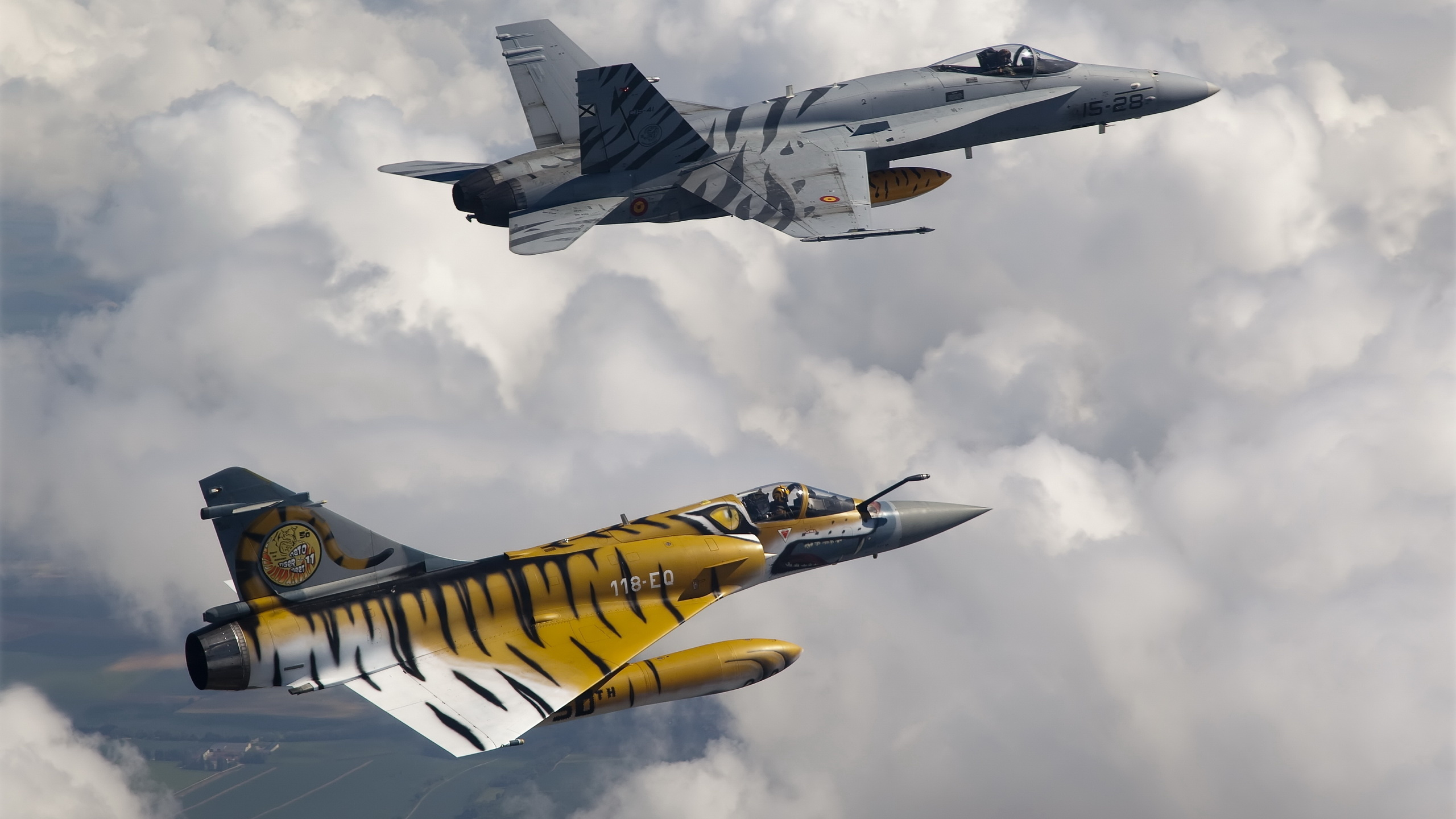 Обои дассо Мираж 2000, Dassault Aviation, мираж, военный самолет, воздушные силы в разрешении 2560x1440