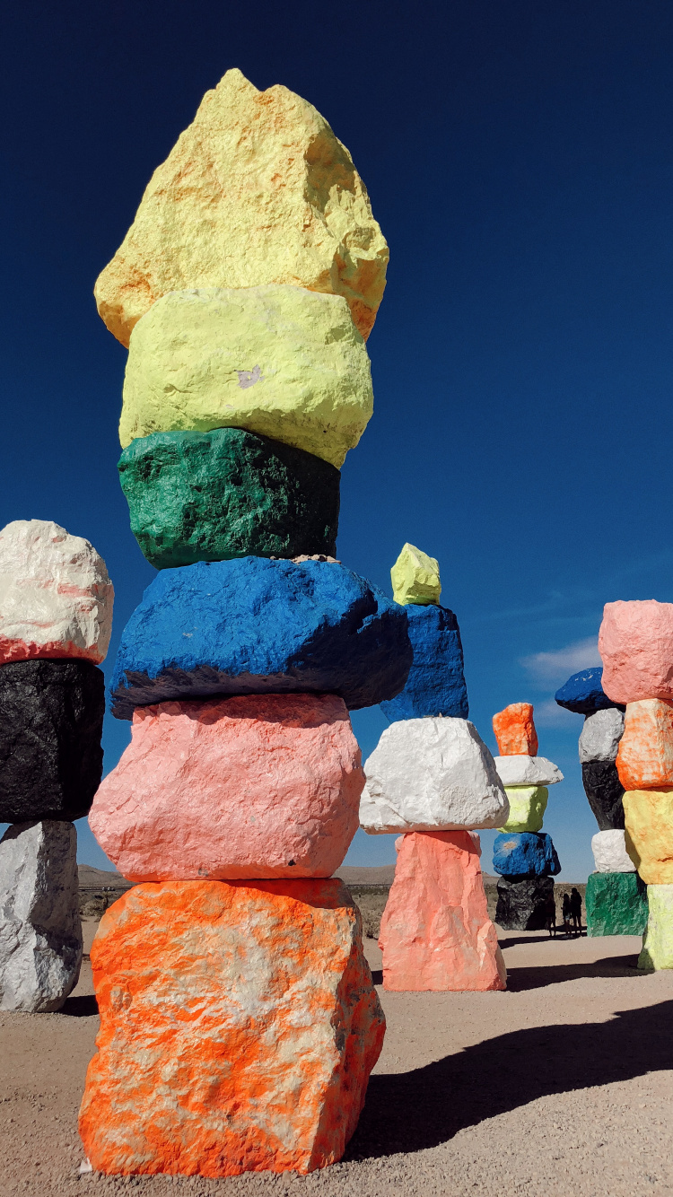 Обои Лас Вегас, США, рок, туризм, пейзаж в разрешении 750x1334