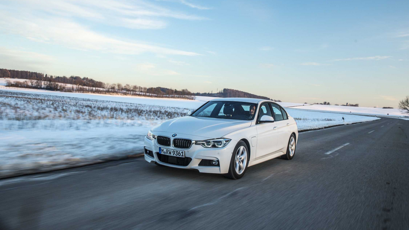 Обои авто, bmw, колесо, дорога, BMW 3 серии Гран Туризмо в разрешении 1366x768