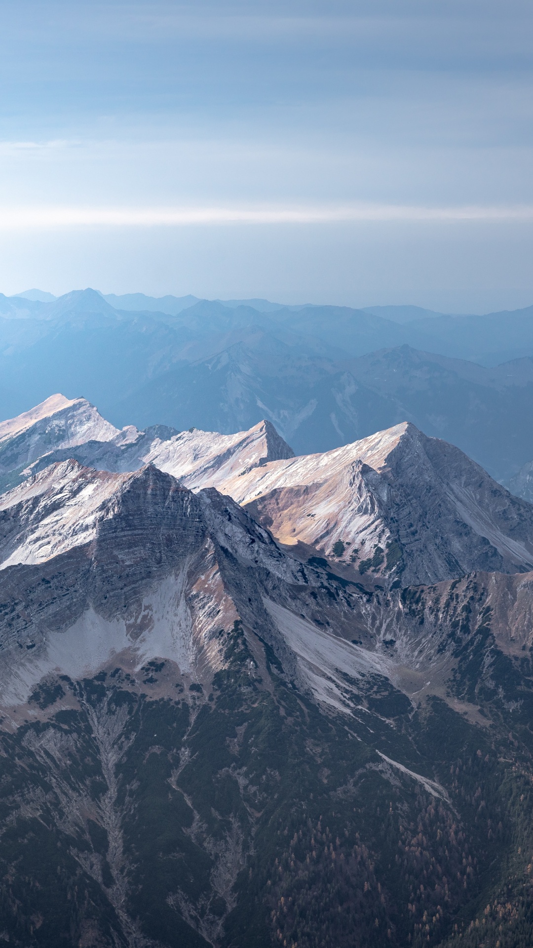 Обои гора, горный хребет, облако, местность, пейзаж в разрешении 1080x1920