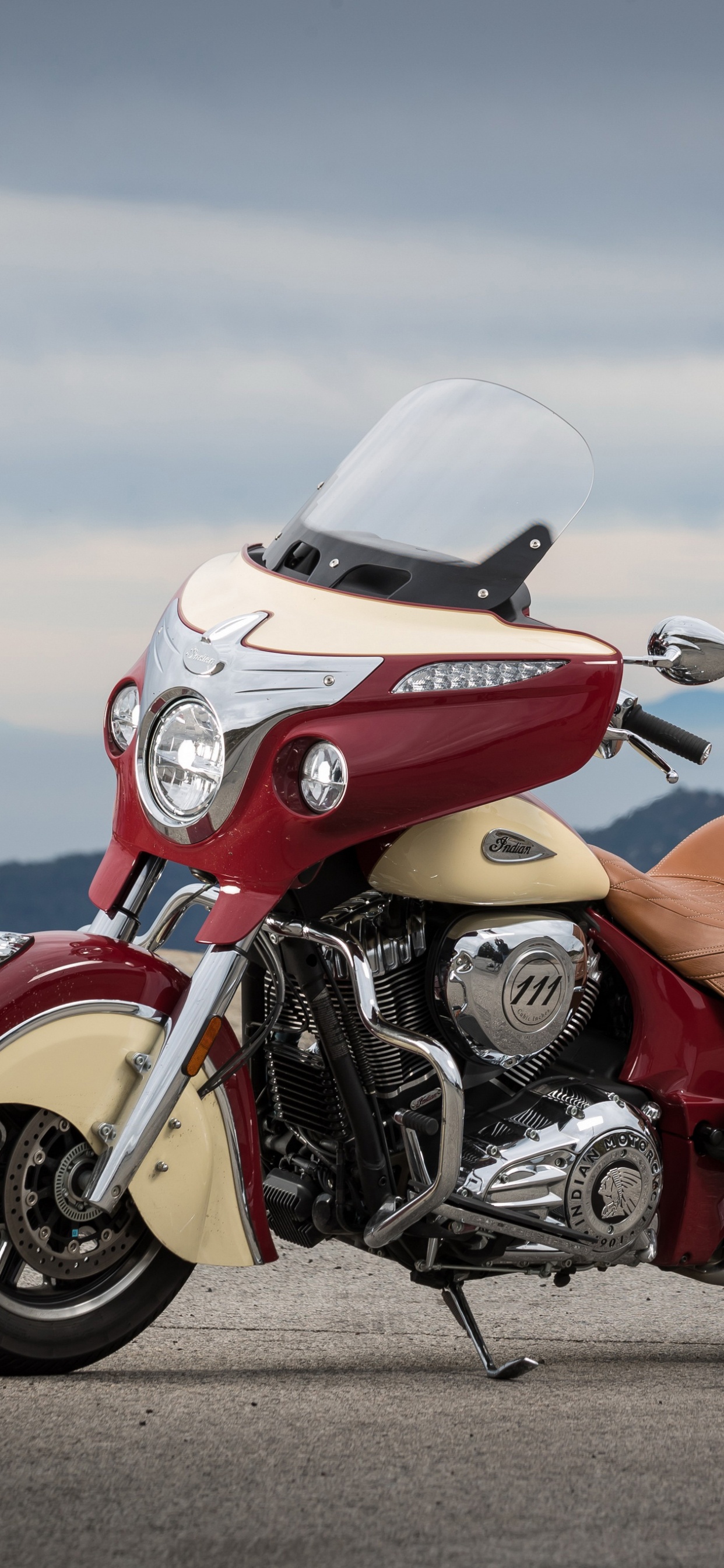 Обои мотоцикл, туристический мотоцикл, авто, аксессуары для мотоциклов, Indian в разрешении 1242x2688