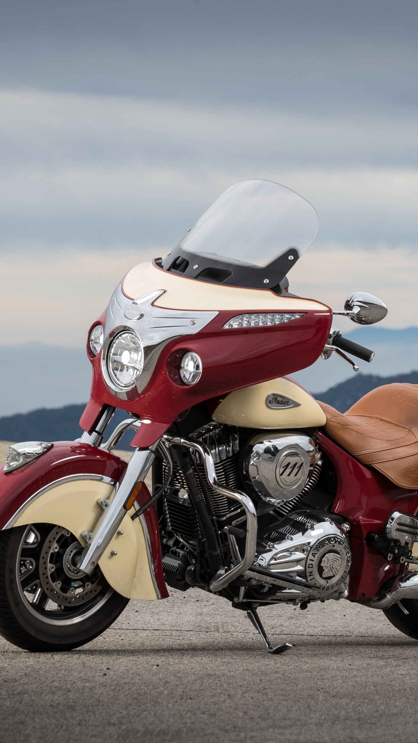Обои мотоцикл, туристический мотоцикл, авто, аксессуары для мотоциклов, Indian в разрешении 1440x2560