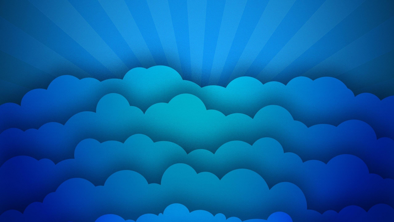 Обои синий, облако, дневное время, лазурный, атмосфера в разрешении 1366x768