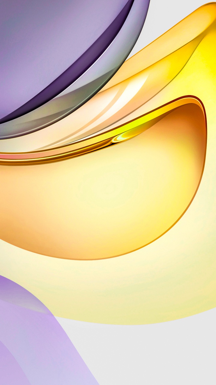 Обои Оранжевый цвет, Huawei Mate 10 Pro, Жив, арт, линия в разрешении 720x1280