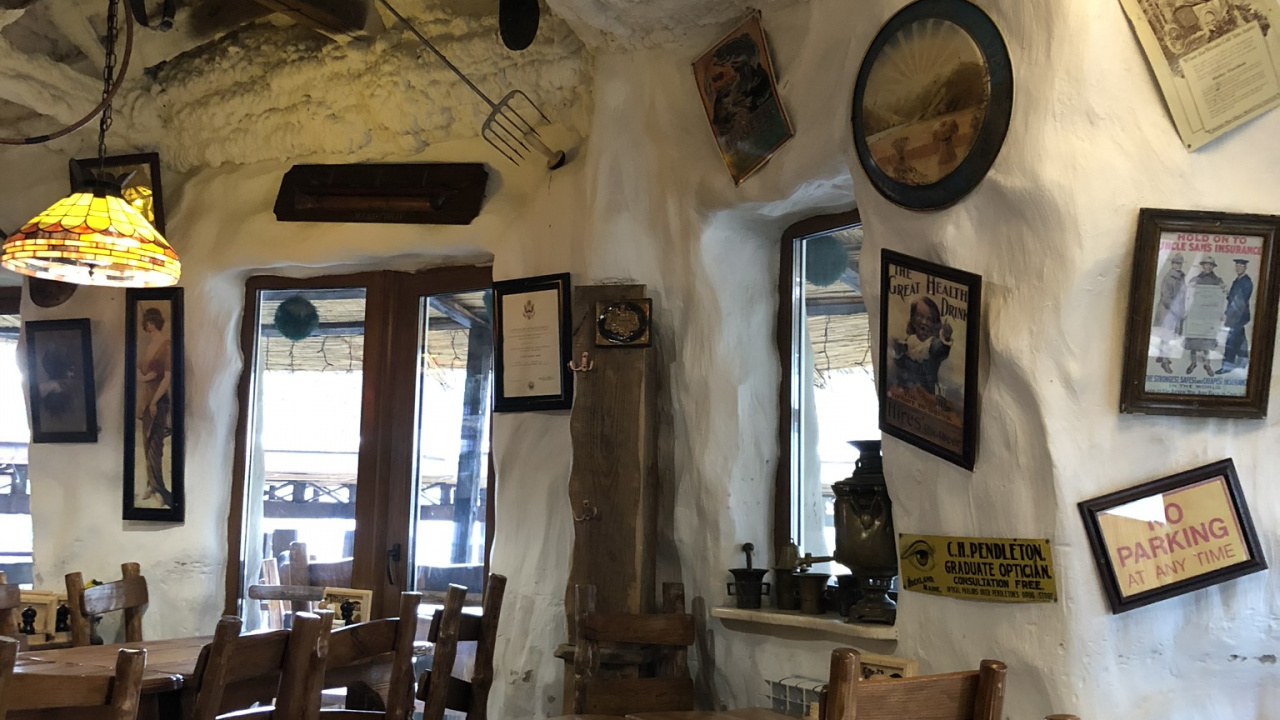 Обои ресторан, обеденная комната, комната, дизайн интерьера, потолок в разрешении 1280x720