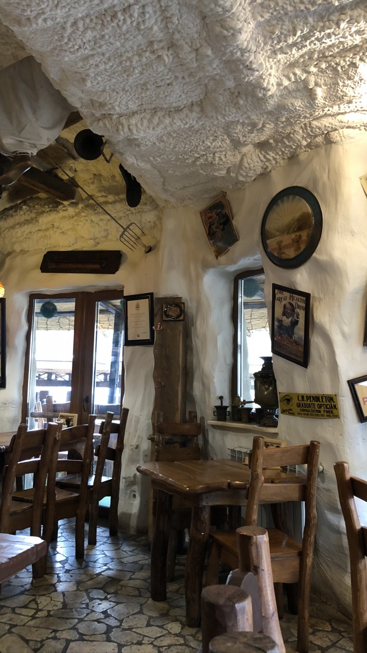 Обои ресторан, обеденная комната, комната, дизайн интерьера, потолок в разрешении 720x1280