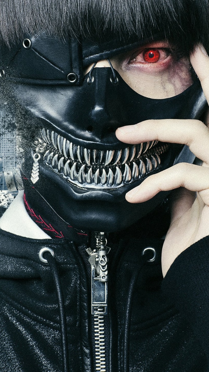 Обои Кен kaneki, Токио вурдалак, вурдалак, живое действие, субкультуры в разрешении 720x1280