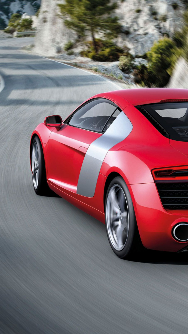 Обои спорткар, авто, audi, суперкар, audi r8 в разрешении 750x1334