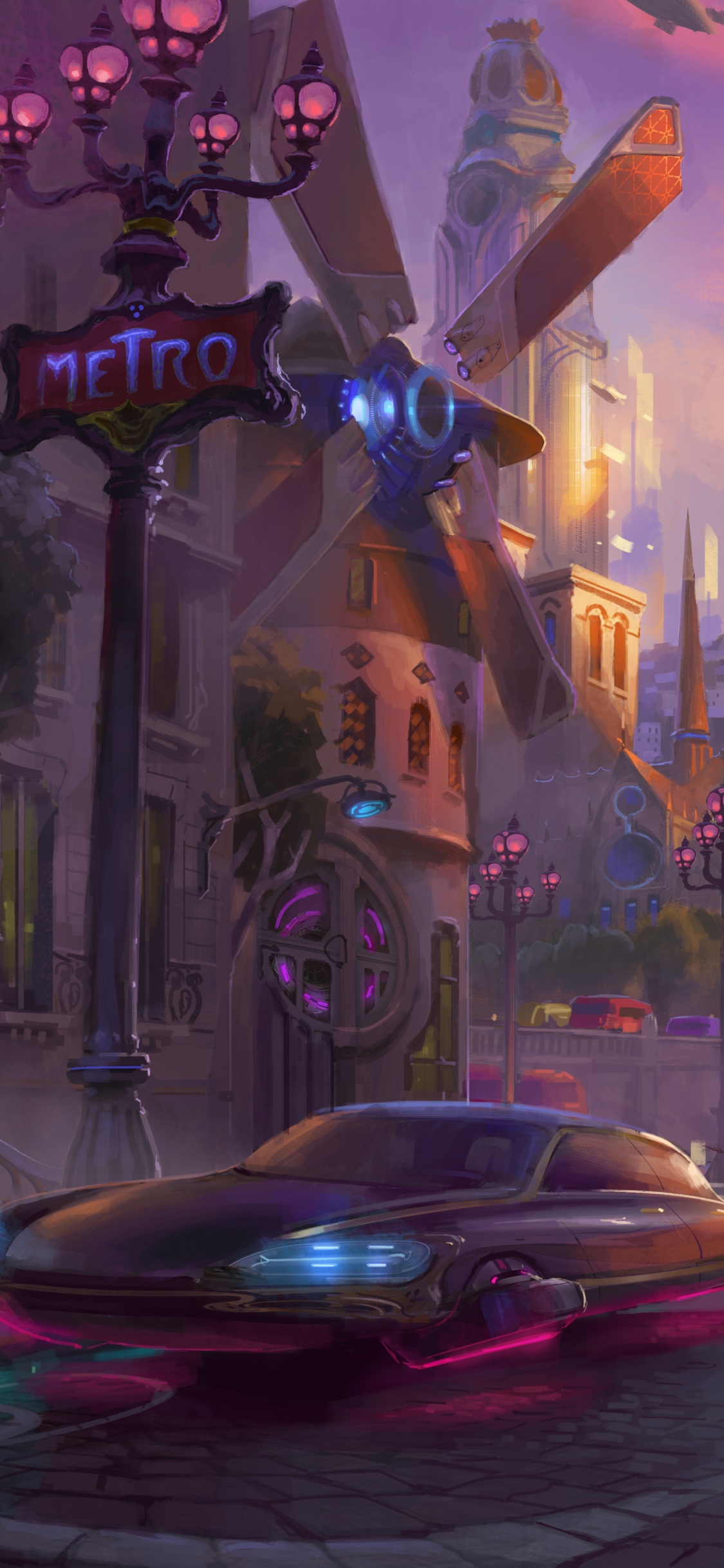 Обои патруля Париж, Overwatch, Париж, Патруля Лиги, компьютерная игра в разрешении 1125x2436