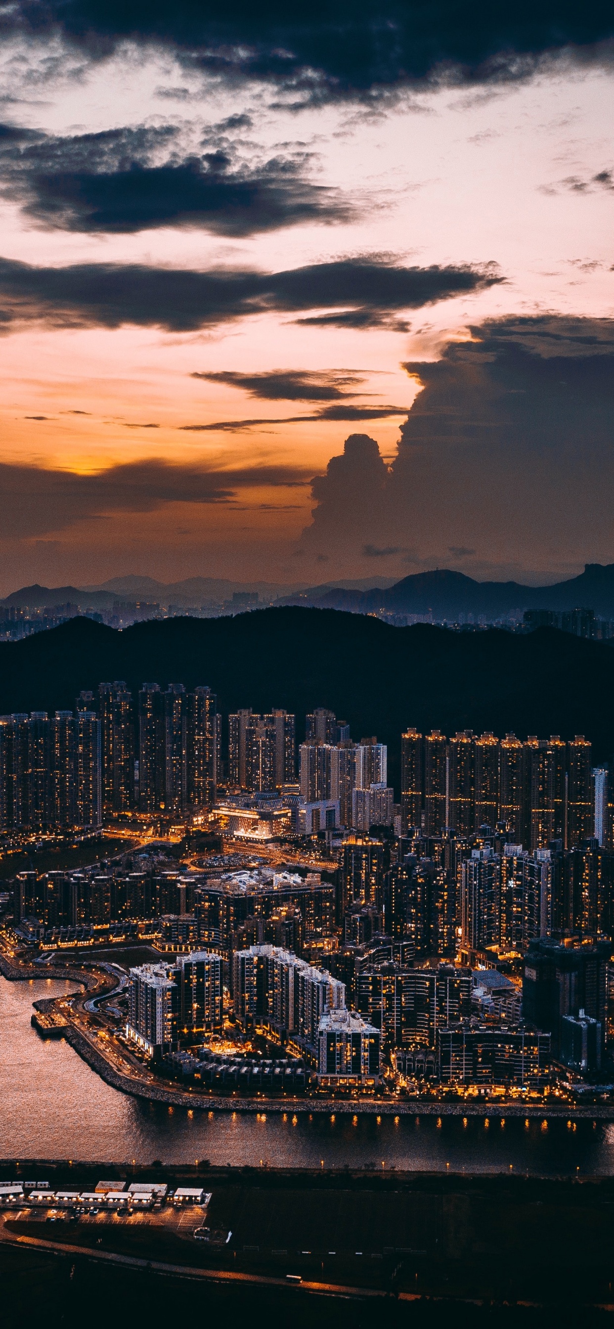 Обои облако, атмосфера, дневное время, вода, природа в разрешении 1242x2688