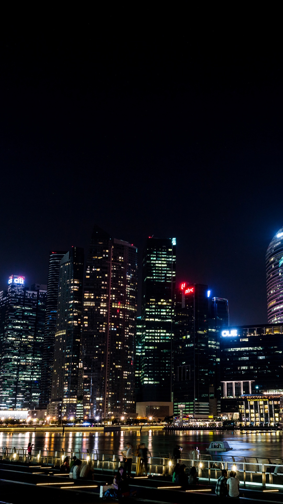 Обои Сингапур, небоскреб, горизонт, городской пейзаж, метрополия в разрешении 1080x1920