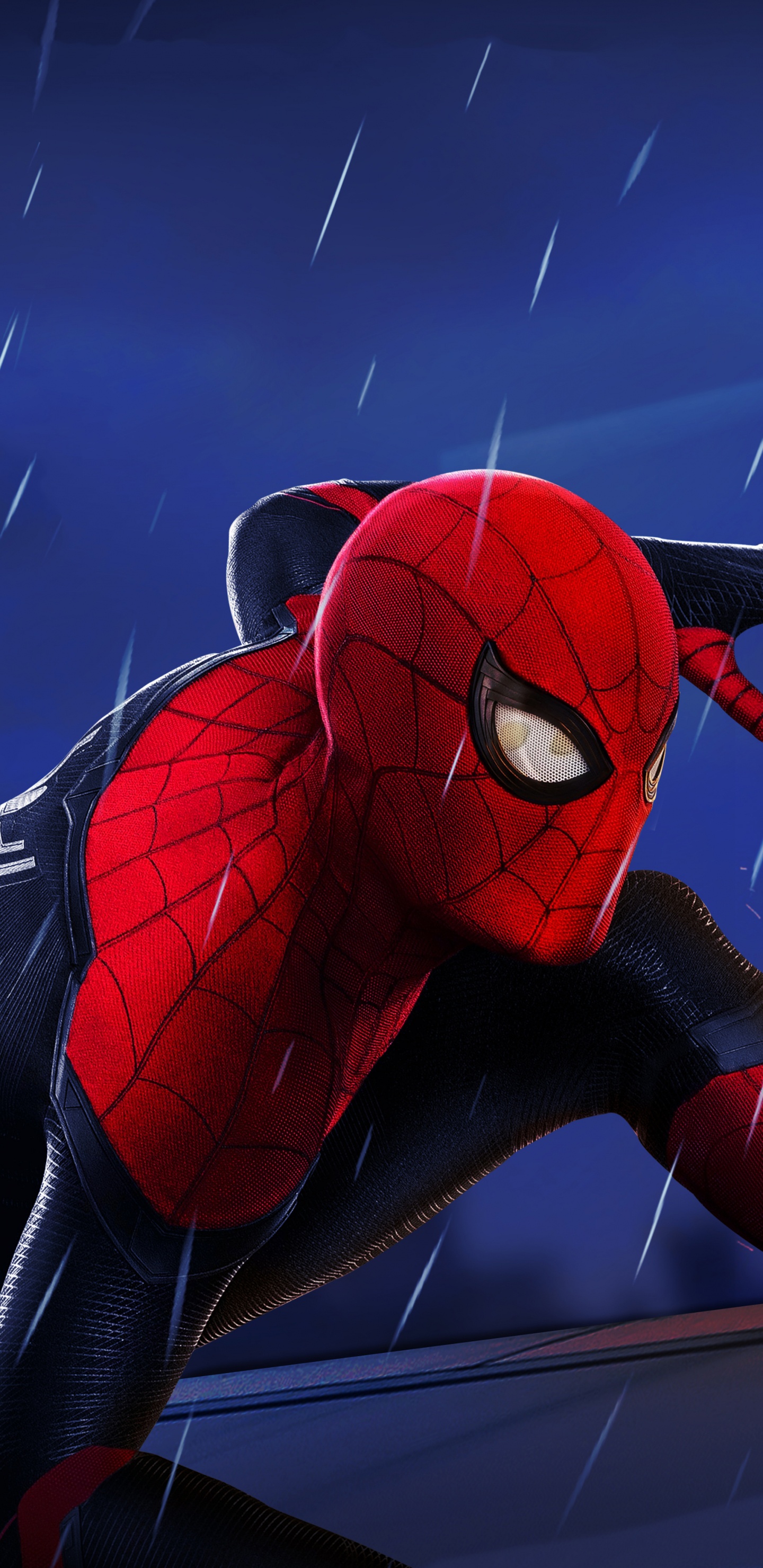 Обои человек-паук, Человек-паук Возвращение домой, Мистерио, супергерой, marvel в разрешении 1440x2960