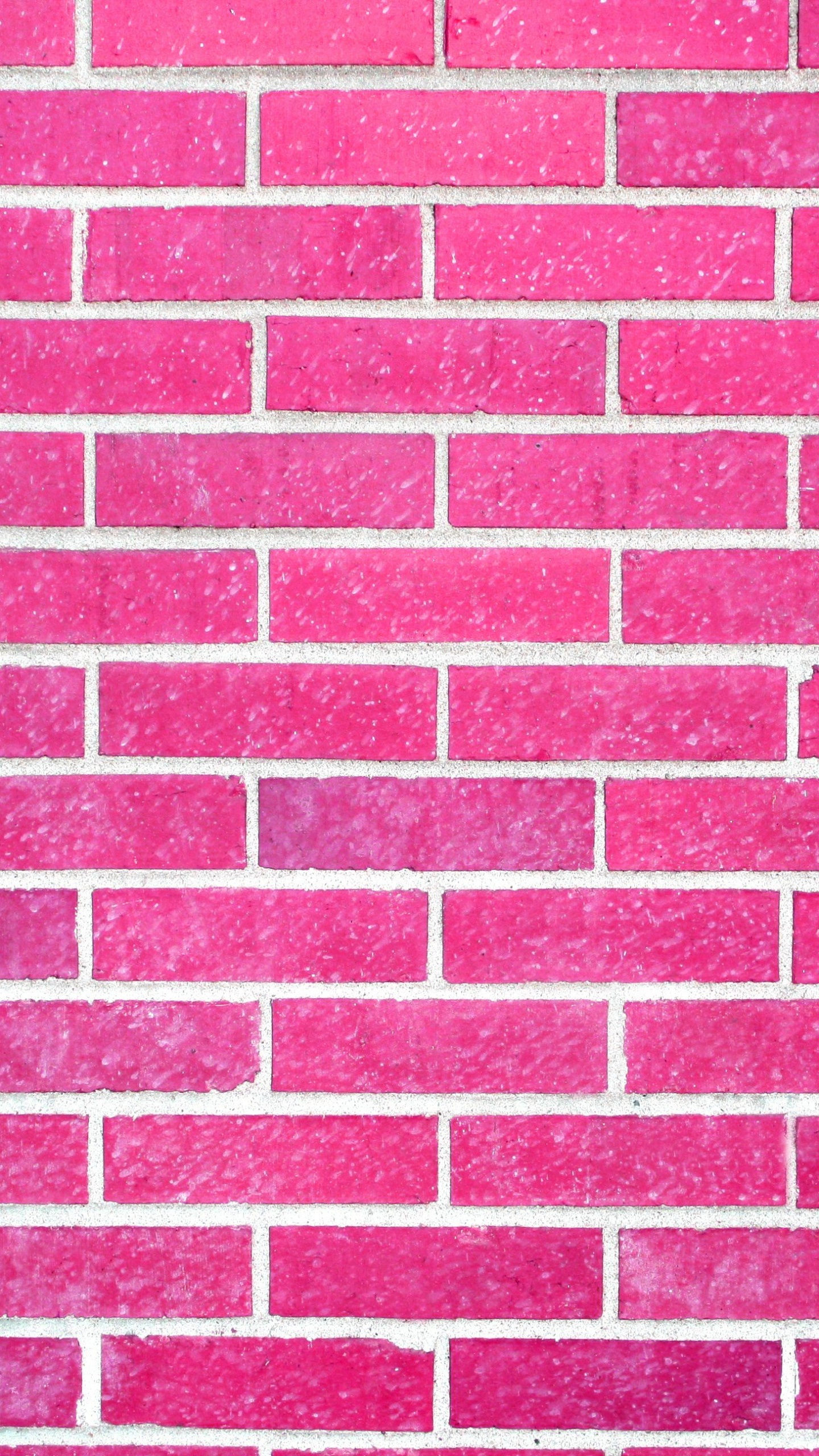 Обои стена, кирпич, текстура, кирпичная кладка, розовый в разрешении 1440x2560