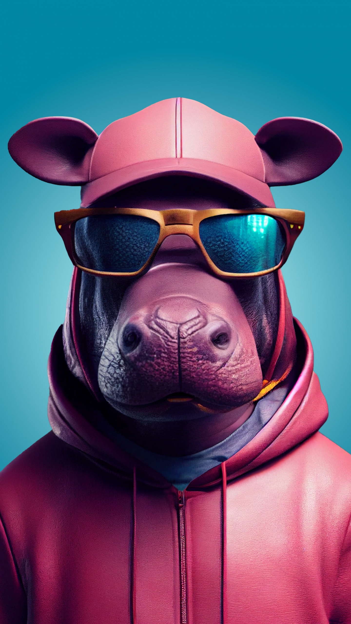 Обои мужчина, очки защитные, солнечные очки, пурпур, пасть в разрешении 1440x2560