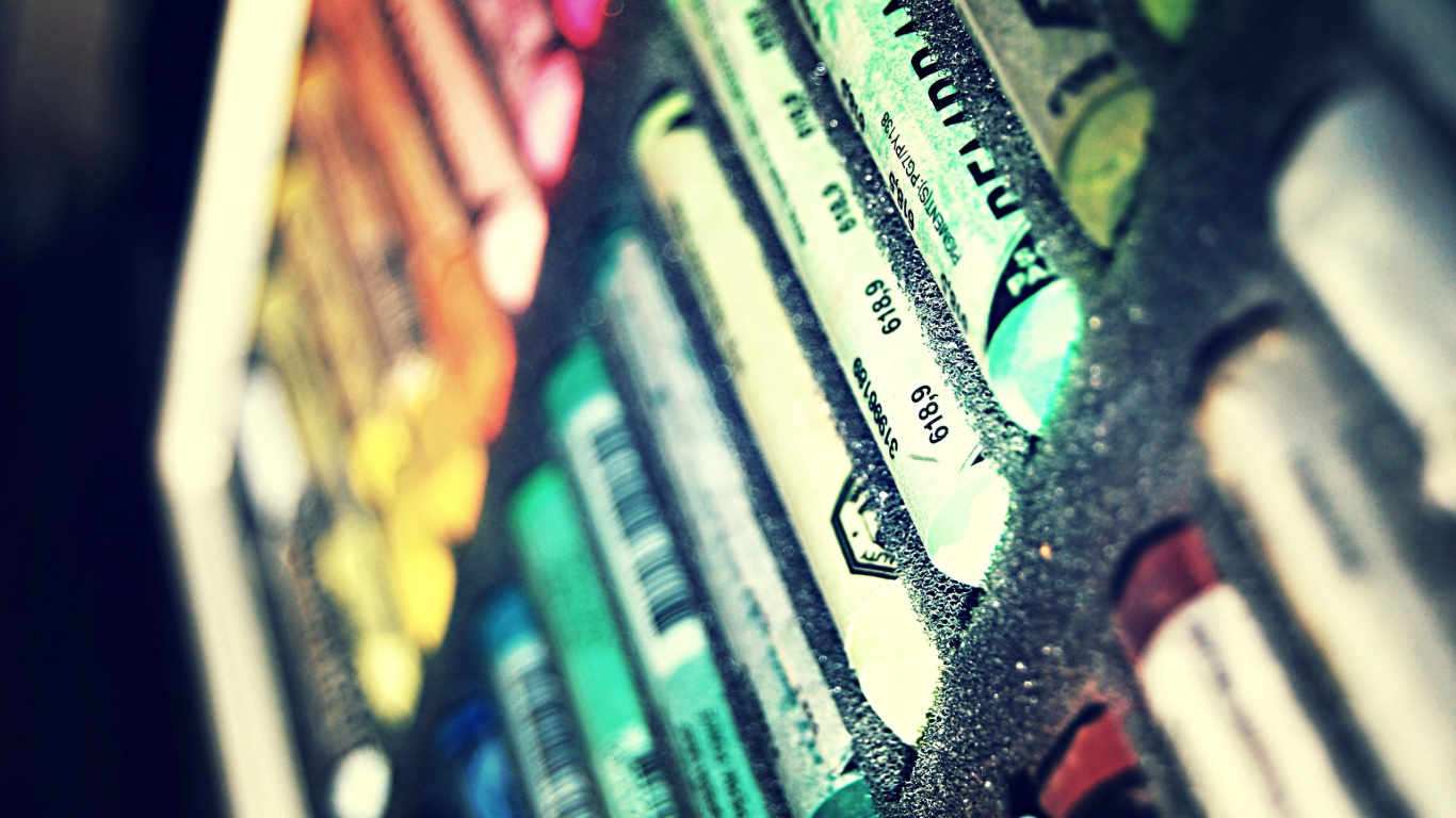 Обои карандаш, цветной карандаш, пастель в разрешении 1366x768