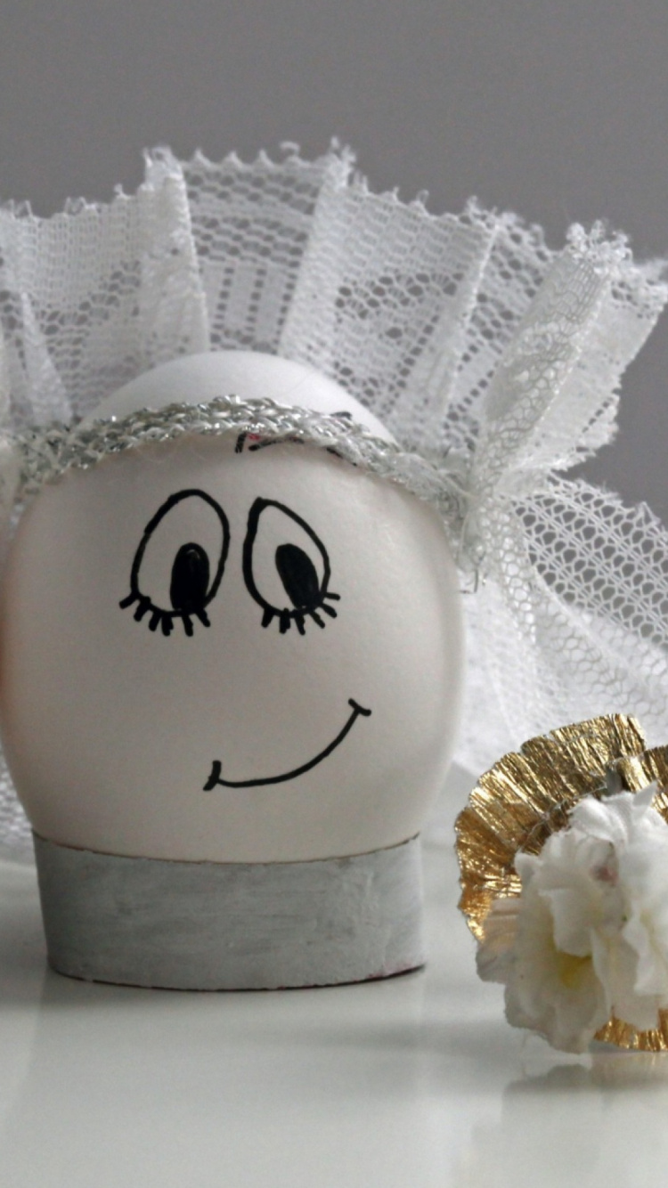 Обои жених, свадьба, пасхальное яйцо, привычная пища, яйцо в разрешении 750x1334