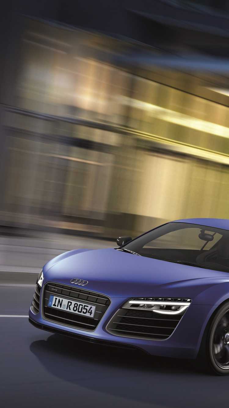 Обои audi r8, авто, двигатель V10, audi, спорткар в разрешении 750x1334