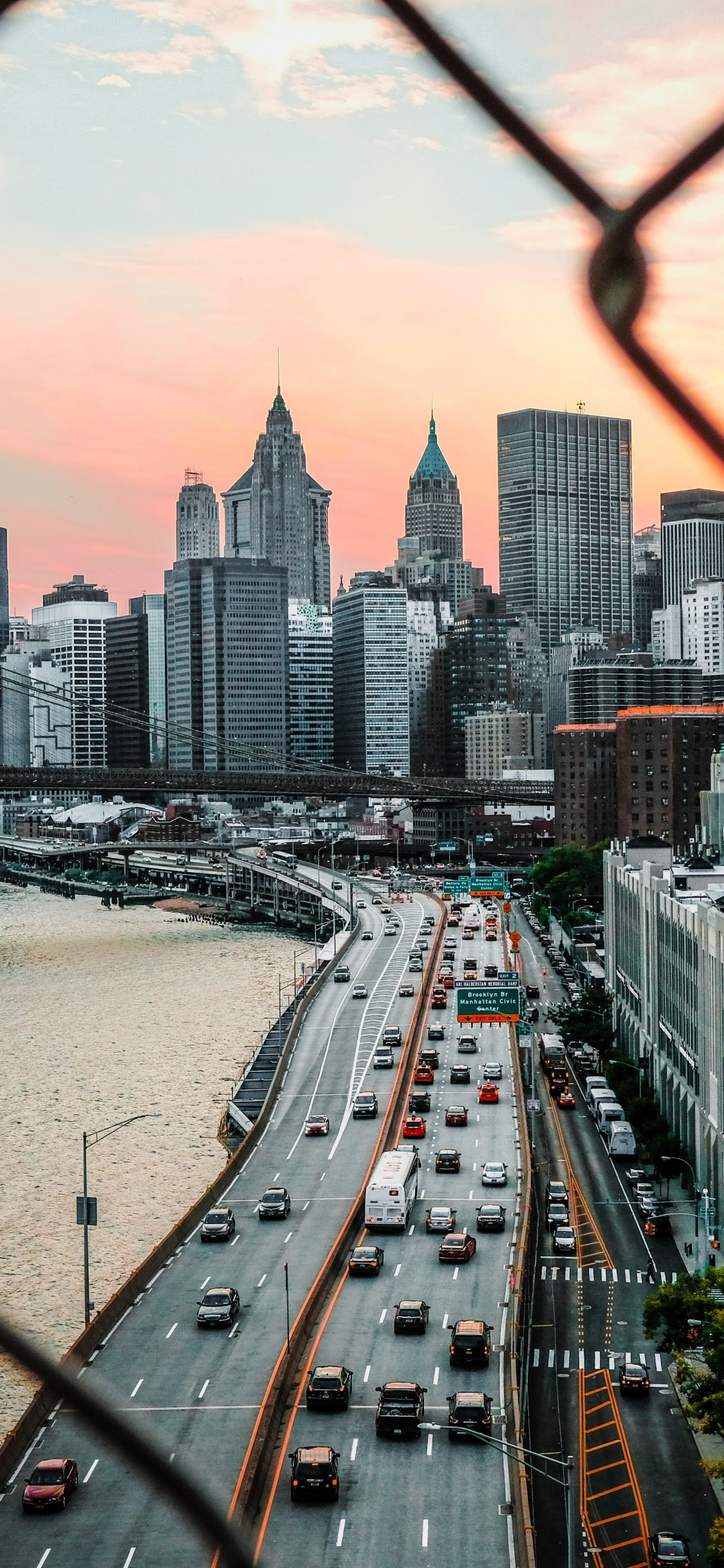 Обои США, НьюЙорк, облако, здание, дневное время в разрешении 1125x2436