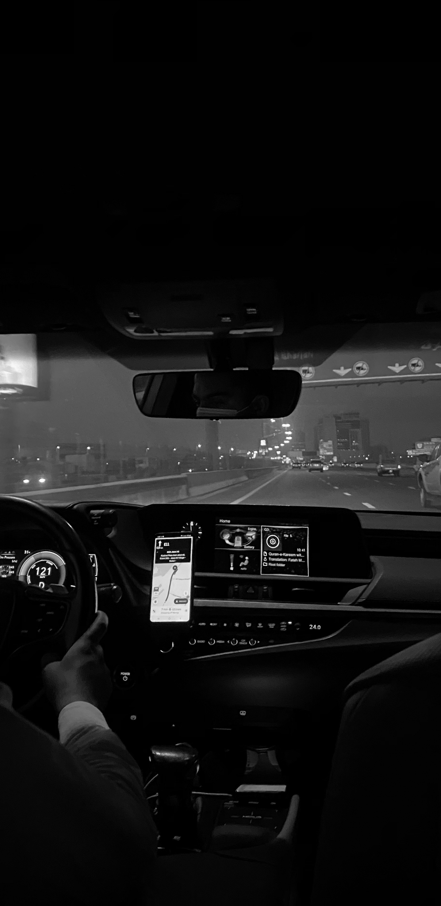 Обои свет, Король, автомобильное зеркало, стекло, зеркало заднего вида в разрешении 1440x2960