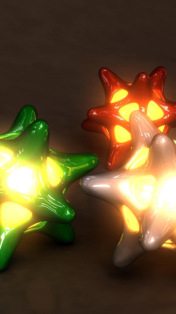 Обои звезда, свет, освещение, звезды в разрешении 750x1334