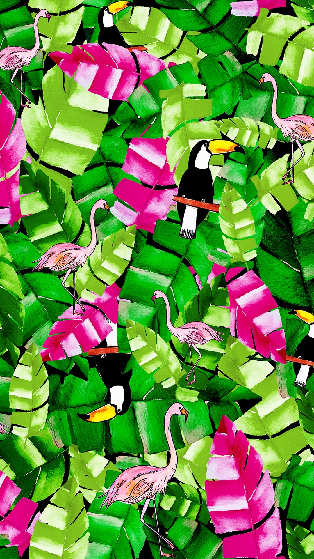 Обои зеленый, растение, цветок, лист, лепесток в разрешении 1080x1920