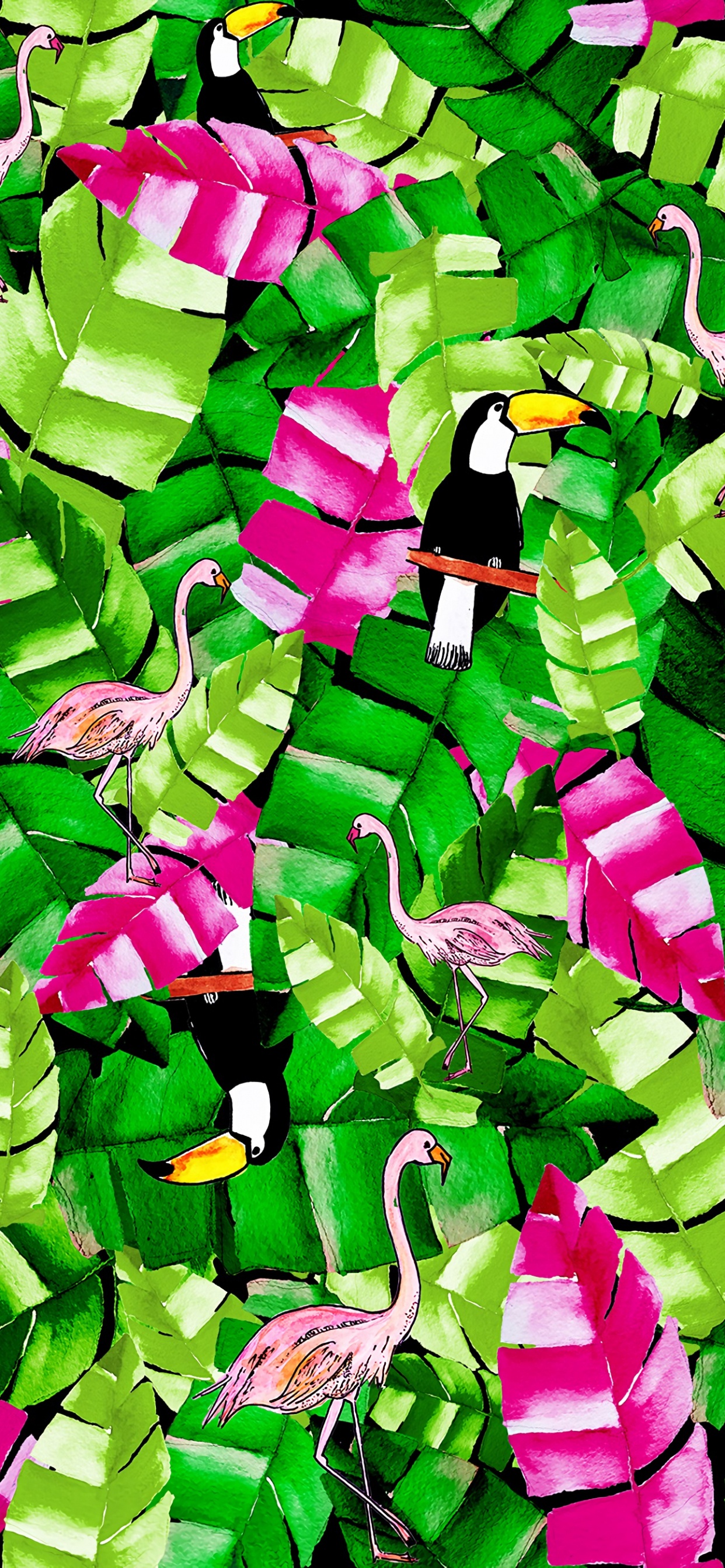 Обои зеленый, растение, цветок, лист, лепесток в разрешении 1242x2688