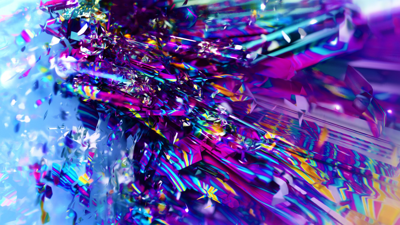 Обои абстрактное искусство, арт, цифровое искусство, артист, абстракция в разрешении 1366x768