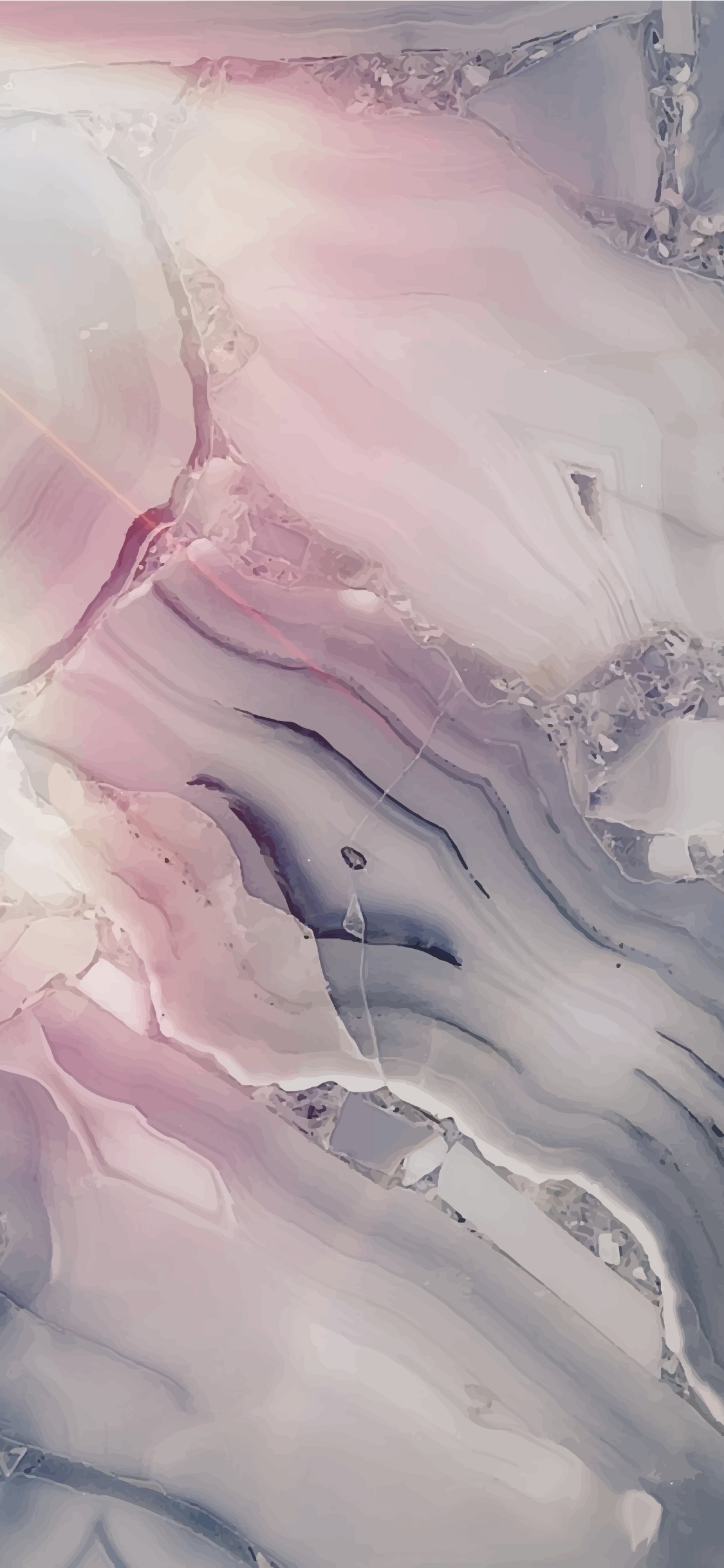 Обои розовый, вода, замораживание, ледяная форма, зима в разрешении 1125x2436