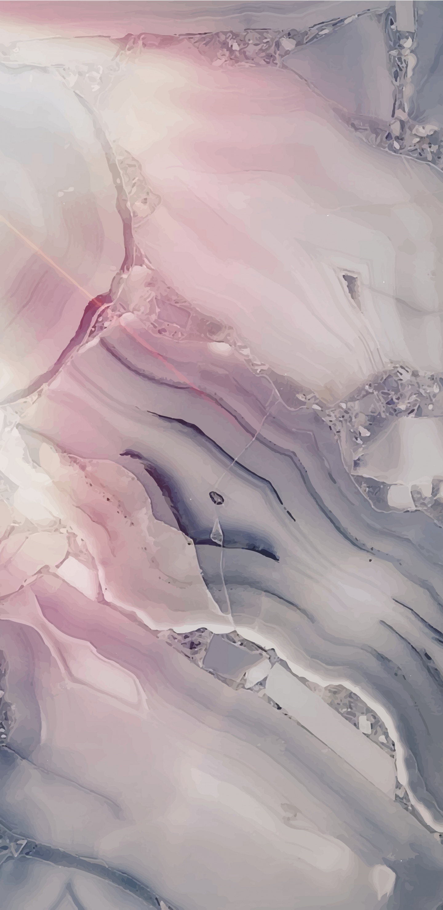 Обои розовый, вода, замораживание, ледяная форма, зима в разрешении 1440x2960